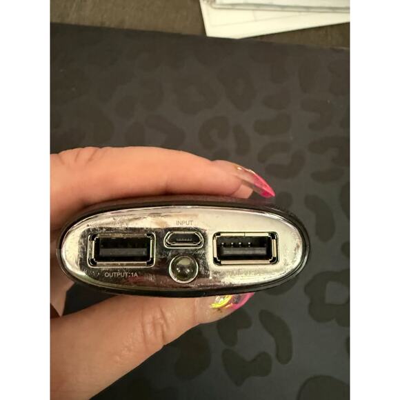 Aduro Power Bank Portable 6000 mAH PW-6K01PB-BT Power Up 2 USB Ports - Picture 3 of 4